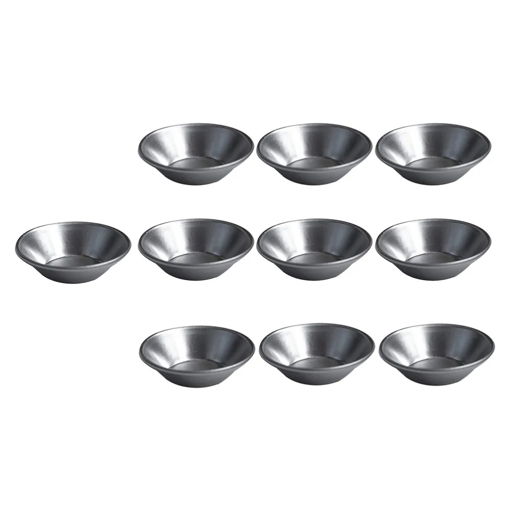 24Pcs Useful Aluminum Tart Mold Round Baking Pan Kitchen Baking Pastry Tool