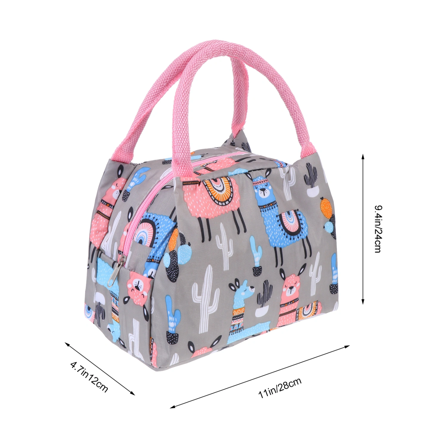 Creative Portable Lunch Bento Bag Thermal Insulated Lunch Box Tote Cooler