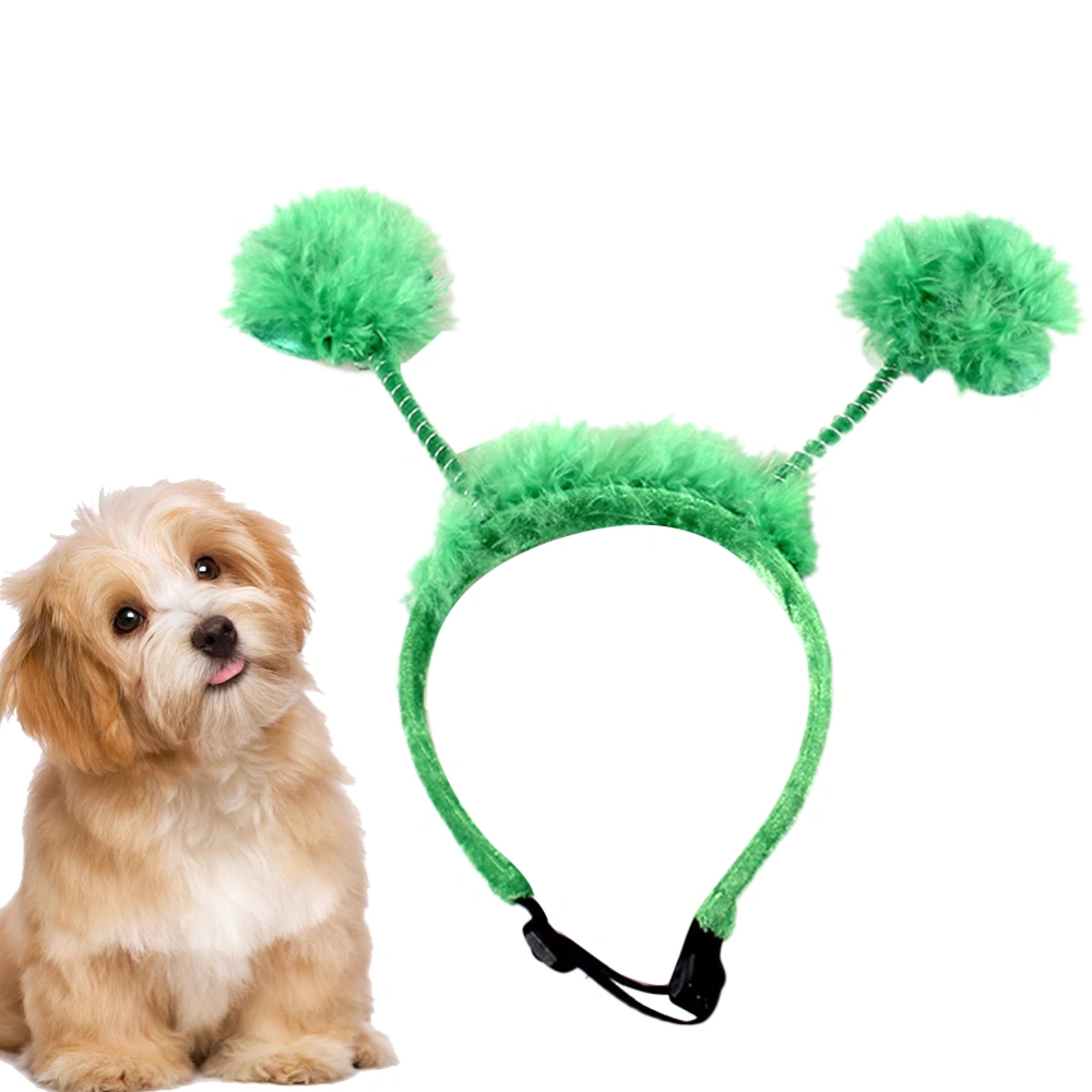 Pet Dog Hair Decor St. Patrick's Day Pet Dog Headdress Adorable Pet Dog Head