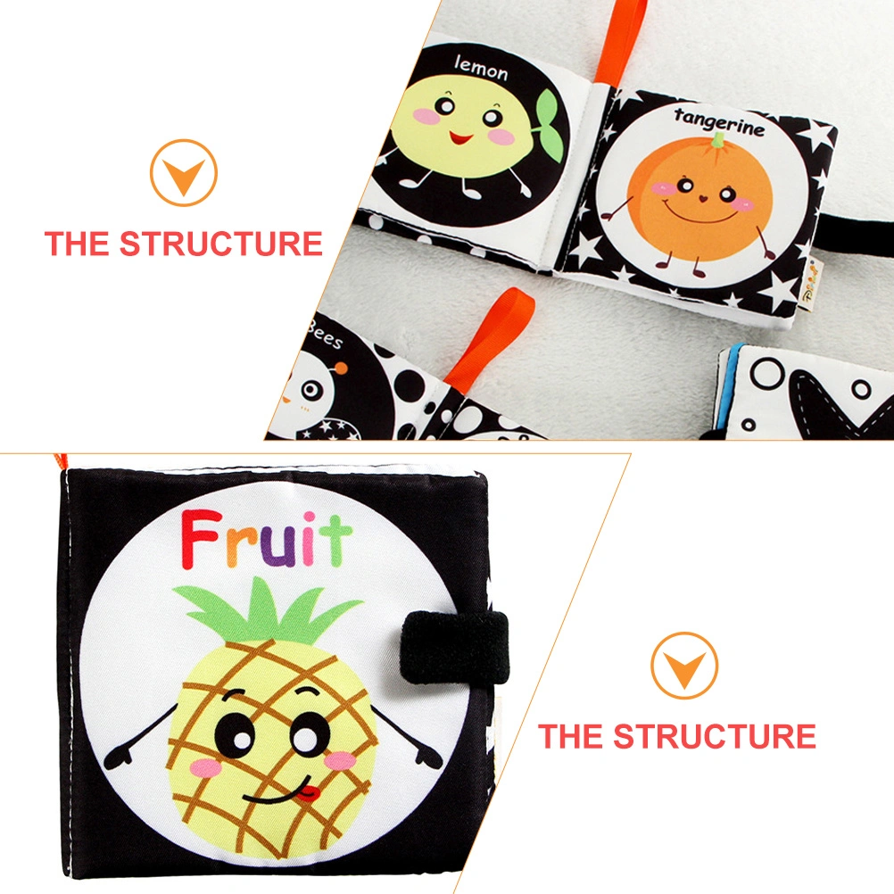 Funny Early Education Cloth Book Baby First Book Touch and Feel Cloth Book