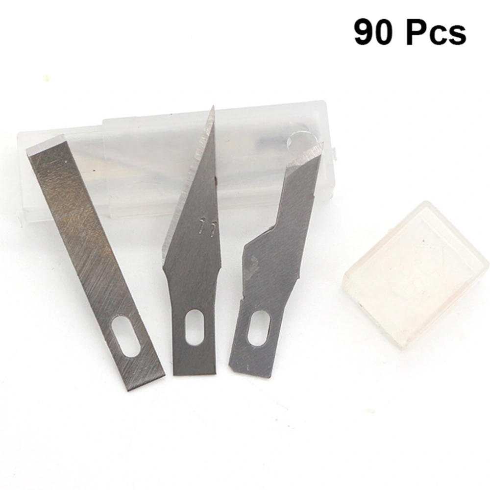 90PCS Carving Tools Craft Engraving Tool Cutting Blades DIY Hand Tool 4#11#16#