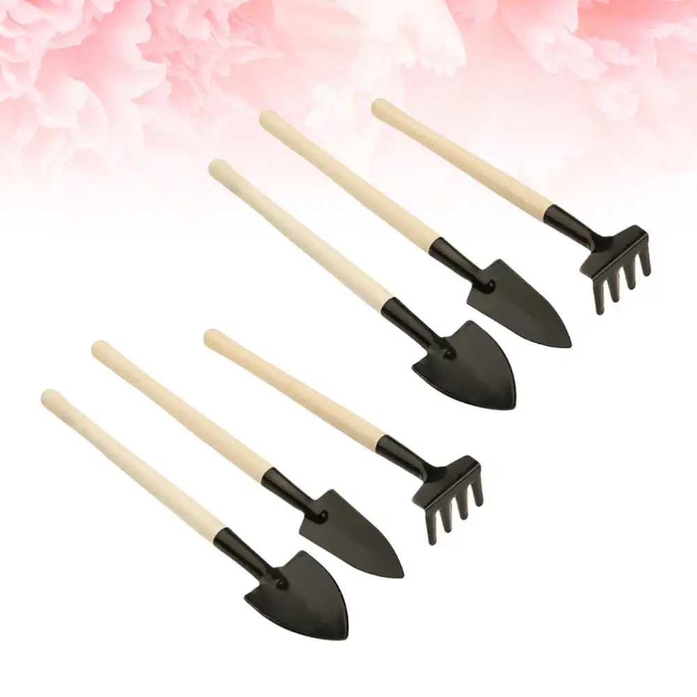 15pcs Pot Plant Tools Mini Potted Tools Shovels Rake Kit Gardening Accessories for Home Shop