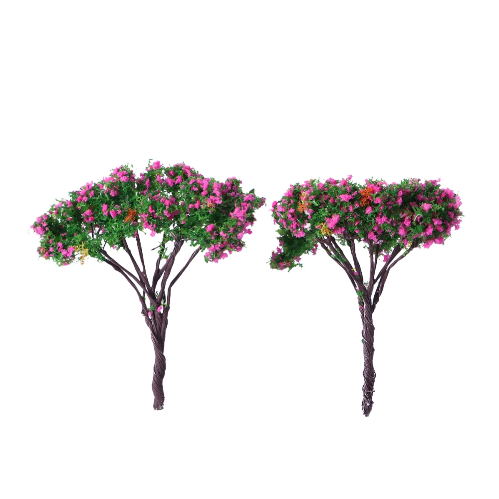 10PCS Simulation Tree Micro Landscape Simulation Succulent Plants Accessories Garden Decorations (Starry Sky)