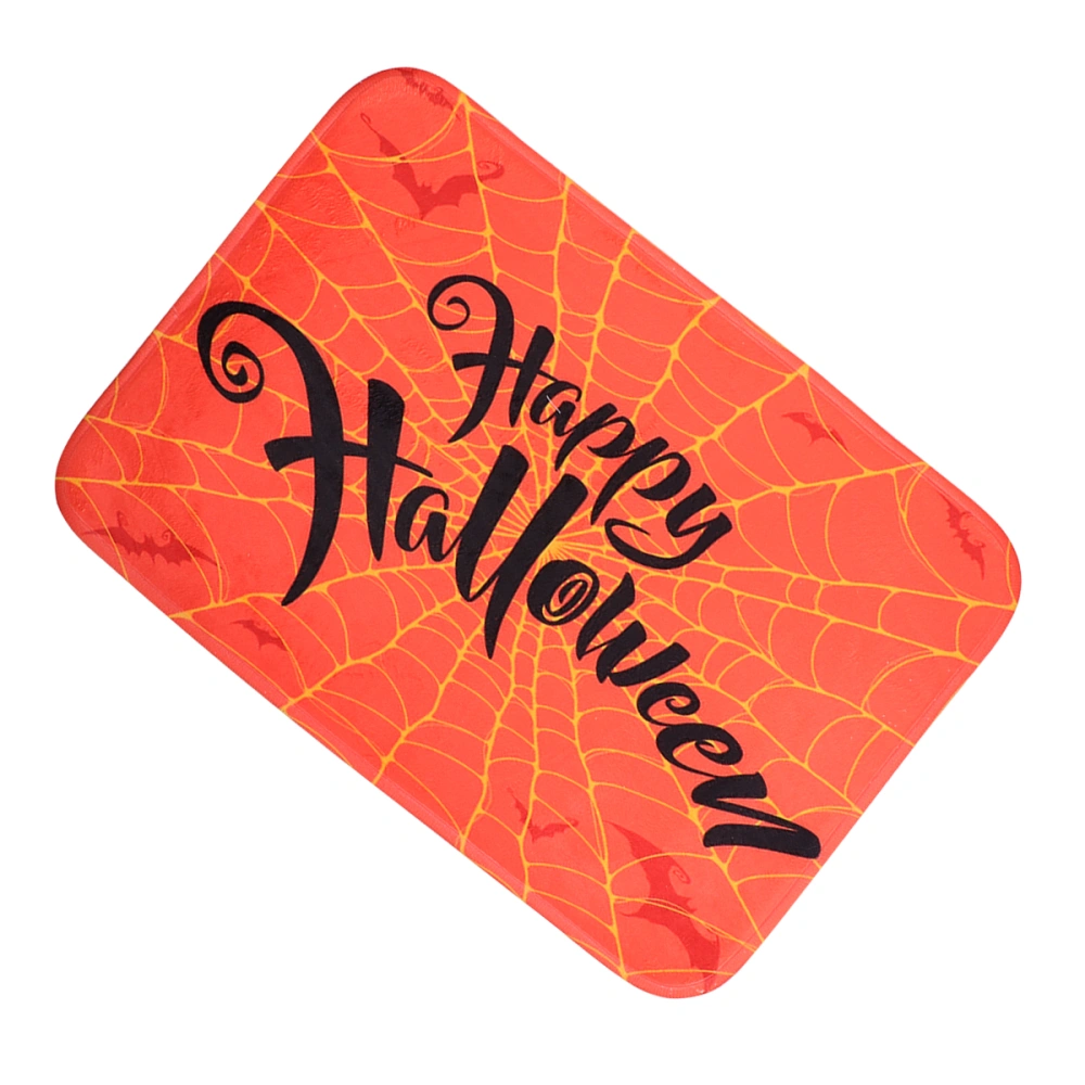 1Pc Digital Printing Halloween Door Carpet Flannel Floor Pad Non-slip Doormat