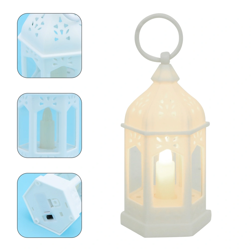 1PC Eid Ramadan LED Lamp Decor European Style Candle Lamp Mini Wind Lamp Decor