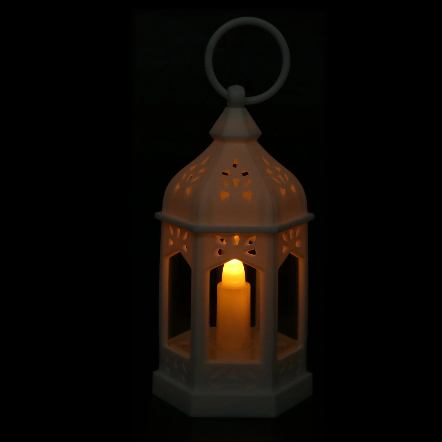 1PC Eid Ramadan LED Lamp Decor European Style Candle Lamp Mini Wind Lamp Decor