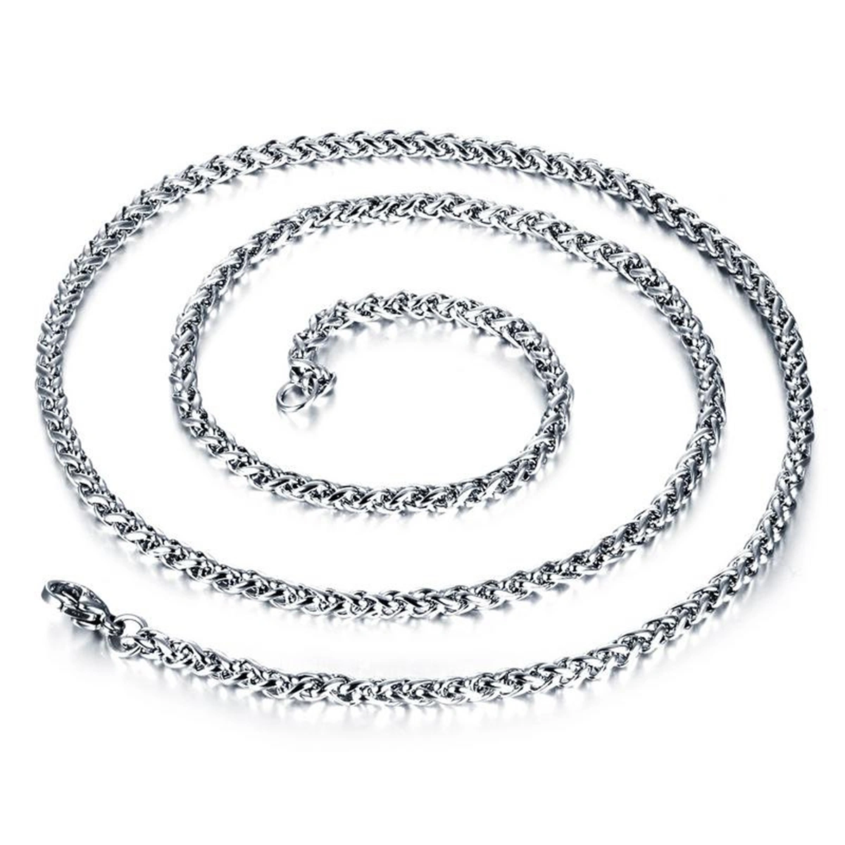 Men's Fashion Classic Necklace Rust-proof Titanium Steel Curb Chain Thick Link Necklaces