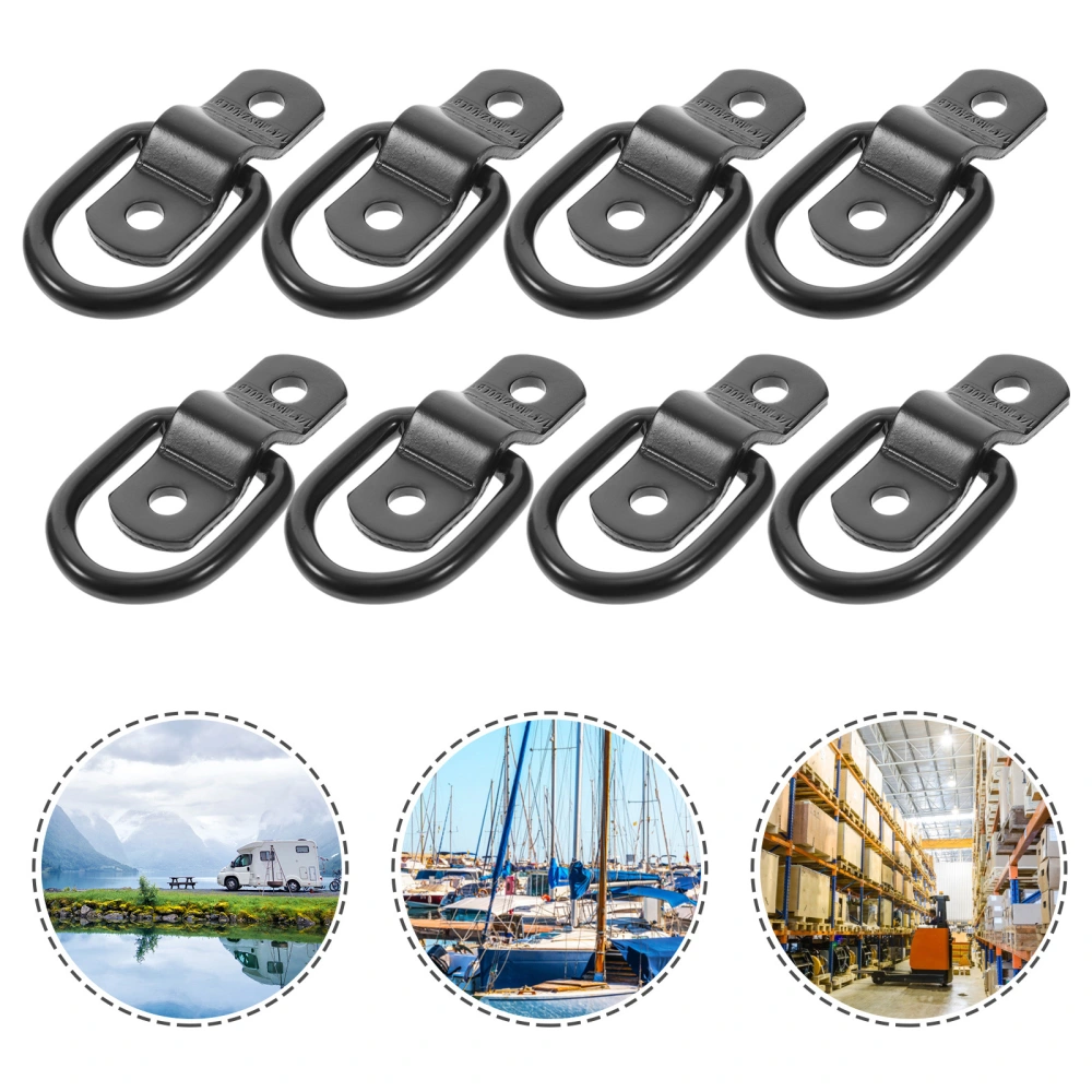 10pcs Tie Down Anchor Surface Mount Hook Pickup Trailer D Ring Tie Down