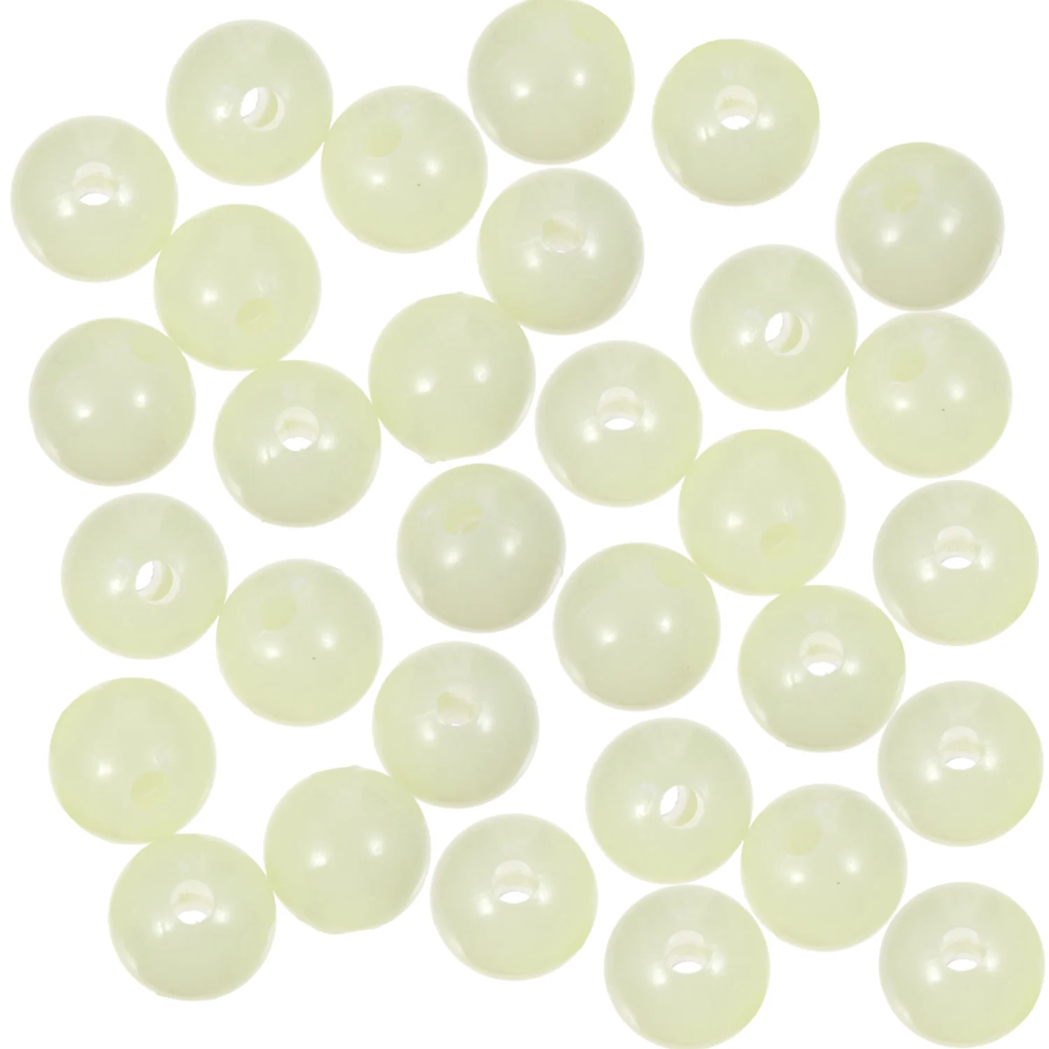 2 Packs of 200pcs Night Luminous Beads Jewelry Accessories Bead DIY Beads