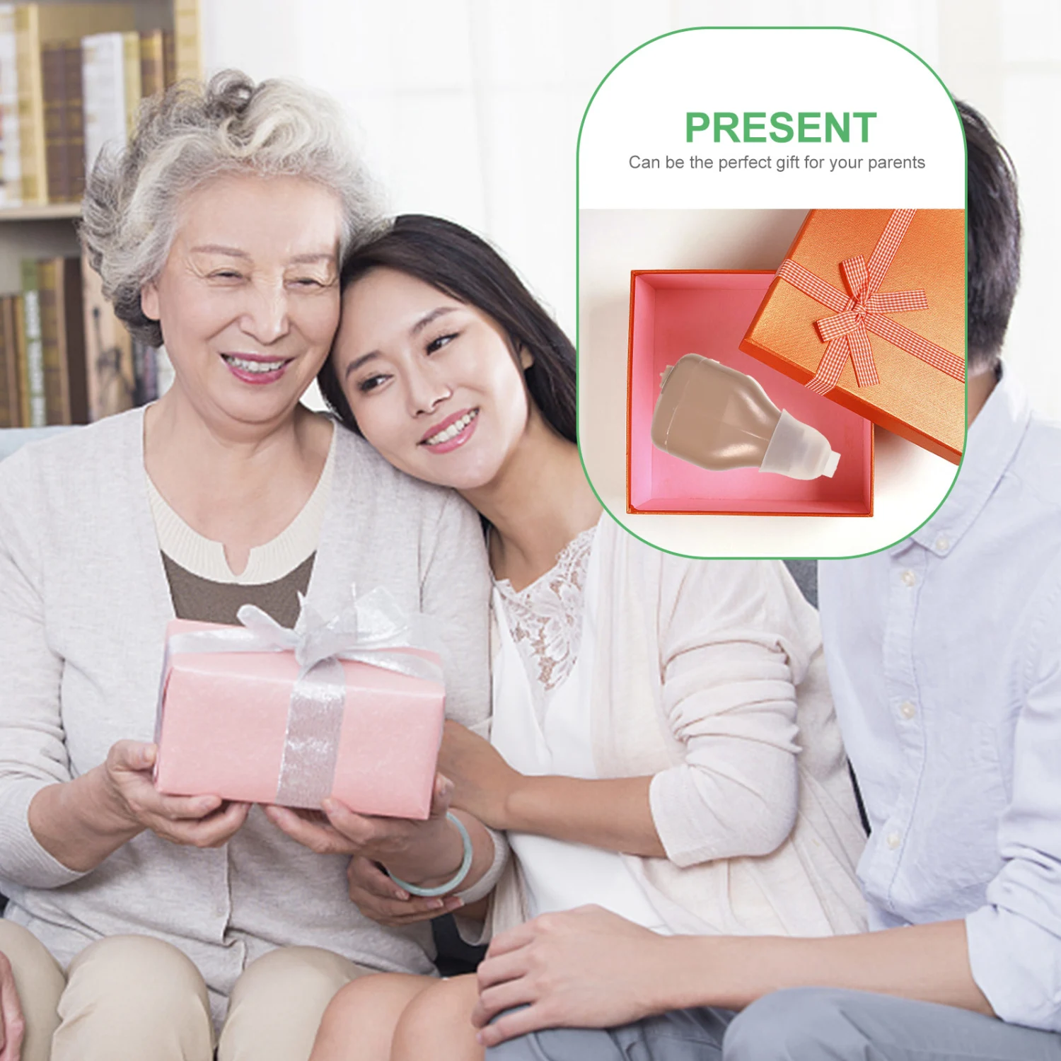 1 Set of Professional Hearing Aid Wear-resistant Sound Amplifier Convenient Amplifier Device
