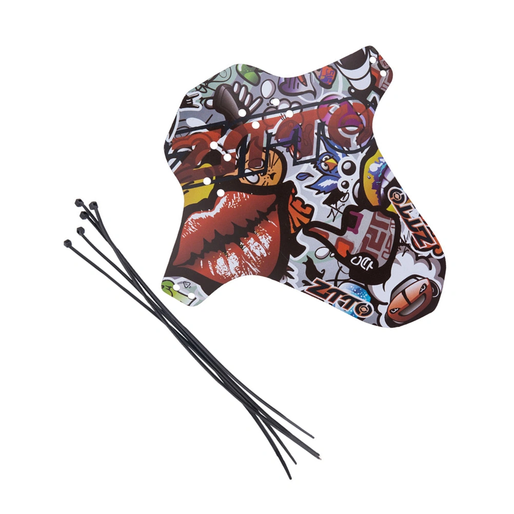 1 Set Bike Mountain Bike Front Rear Cycling Wings Mud Guard High-Strength Bike Parts Accessories