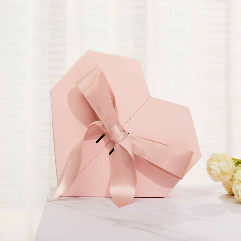 1pc Lovely Gift Package Box Chic Wedding Loving Heart Shape Gift Storage Box