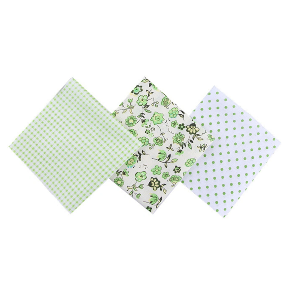 2 Packs Pattern Cloth Creative DIY Cloth Fashion Cloth Accessory Home Cloth Decor (Green Style, 7 Pieces/Pack)