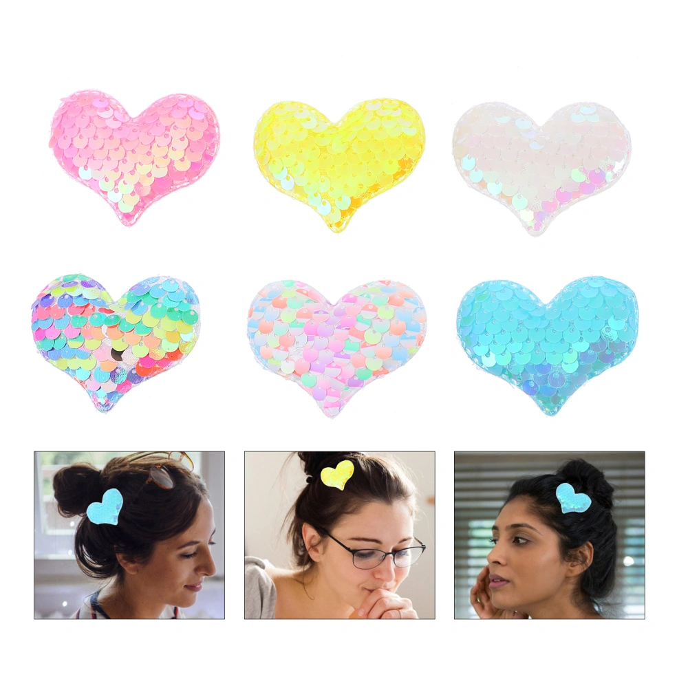 12pcs Hairpin Kids Hair Clip Side Barrette Glitter Hair Grip Hairstyle Holder