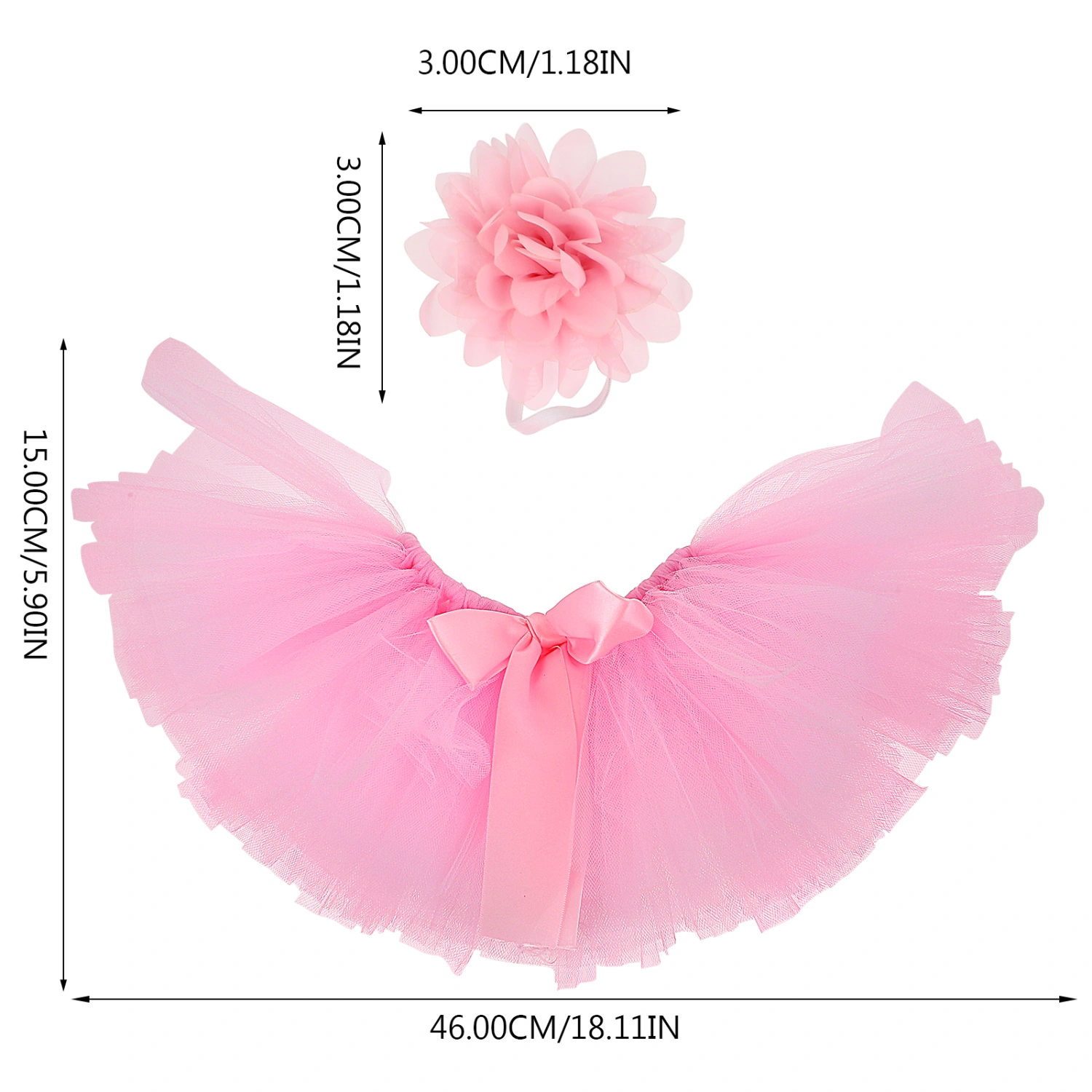 2pcs Baby Photography Clothing Newborn Tutu Skirt Baby Bunny Skirt Baby Outfit