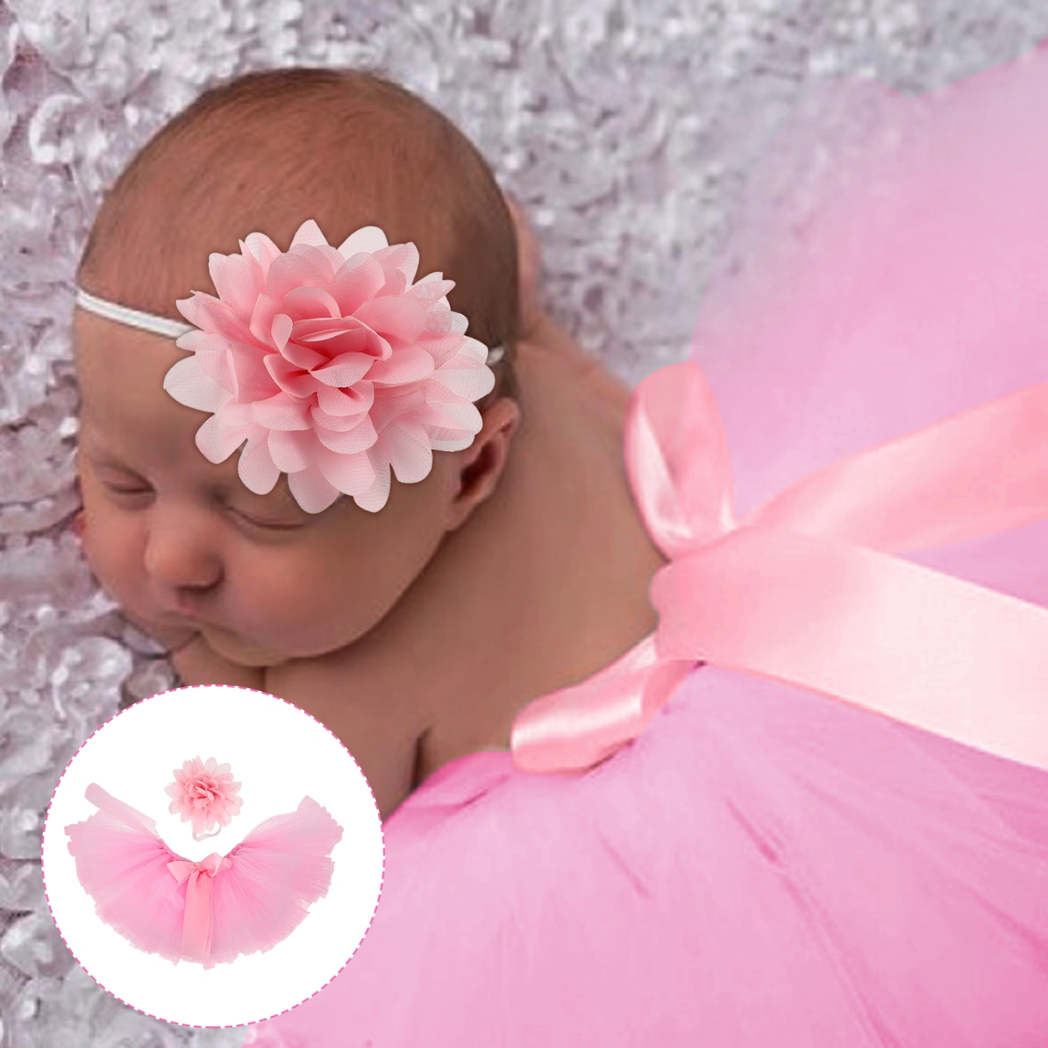 2pcs Baby Photography Clothing Newborn Tutu Skirt Baby Bunny Skirt Baby Outfit