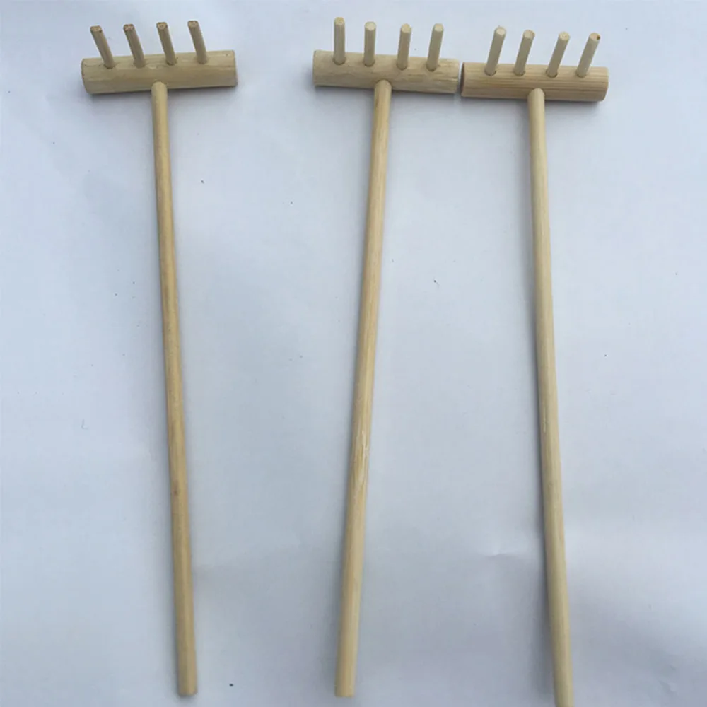 3 Pcs Zen Rake Mini Zen Garden Rakes Meditation Sand Zen Garden Tools Kids Gift