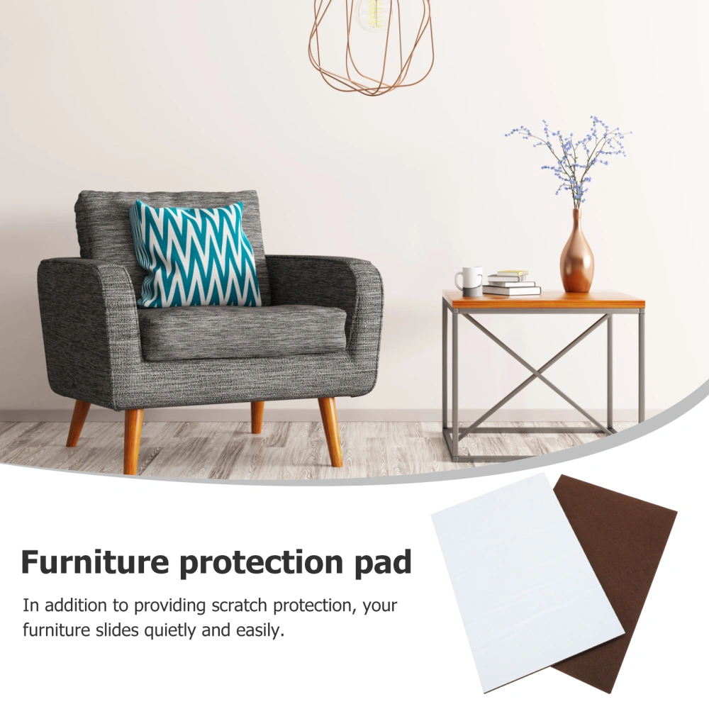 4pcs Furniture Protection Pads Chair Stickers Mats for Floor Protection