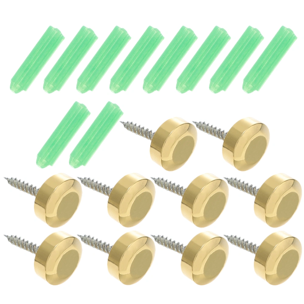 10Pcs Decorative Mirror Screws Fasteners for Sign Advertising Construction