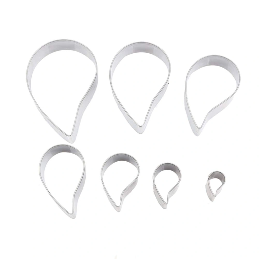 7 Pcs Stainless Steel Cookie Cutter Molds Spiral Shape DIY Chocolate Moulds Baking Mould for Cake Fondant Chocolate