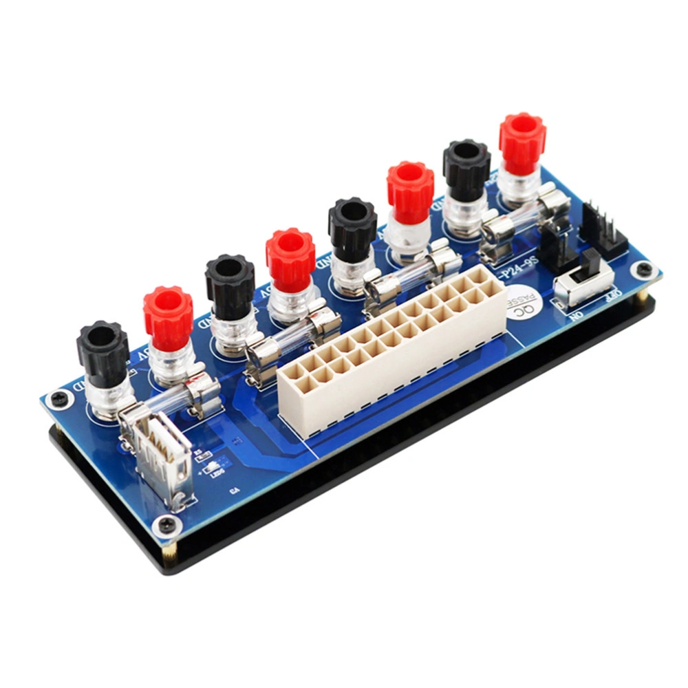 ATX Power Board Power Output Terminal Module 20-pin/24-pin Adapter Board