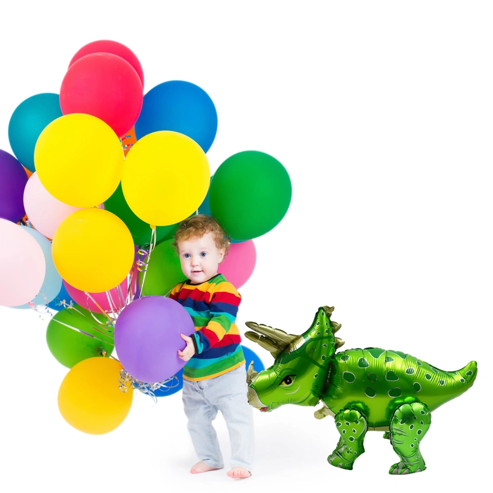 1 Pc Birthday Decorative Balloons Lovely Triceratops Balloons Party Supplies