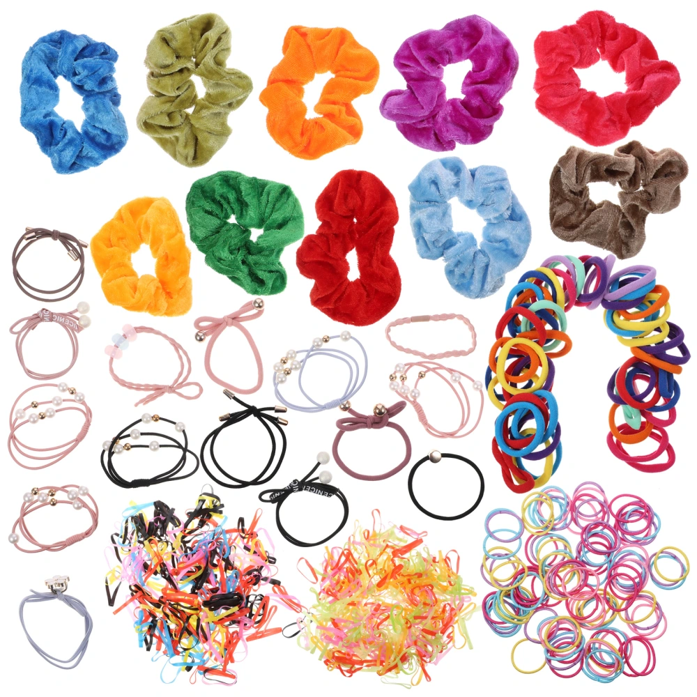 1175pcs Assorted Hair Ties Hair Scrunchies Rubber Band Set Hair Accessories for Women