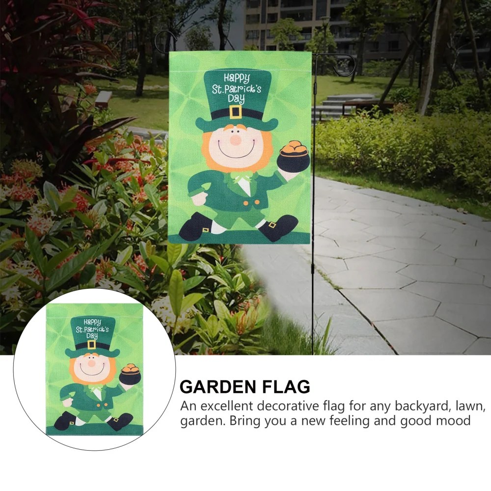 1pc Garden Decorative Flag Unique Garden Flag Decor Outdoor Yard Garden Banner