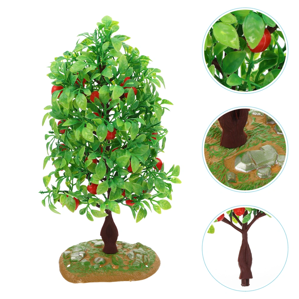 Simulation Fruit Tree Decoration Plastic Simulation Tree Model Ornament Toy