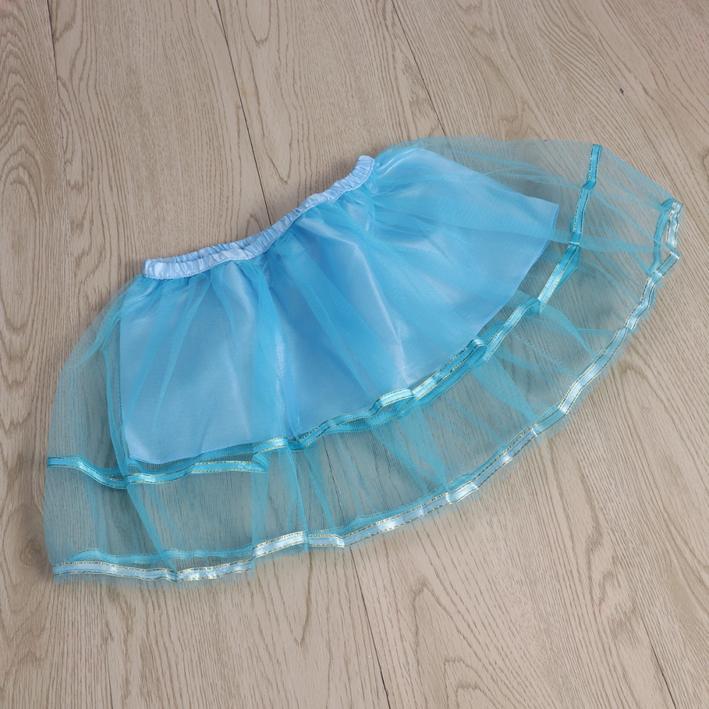 4pcs Costumes Wing Tutu Skirt Set Angle Girls Fairy Dress Outfit (Random Loose Powder Pattern and Color)