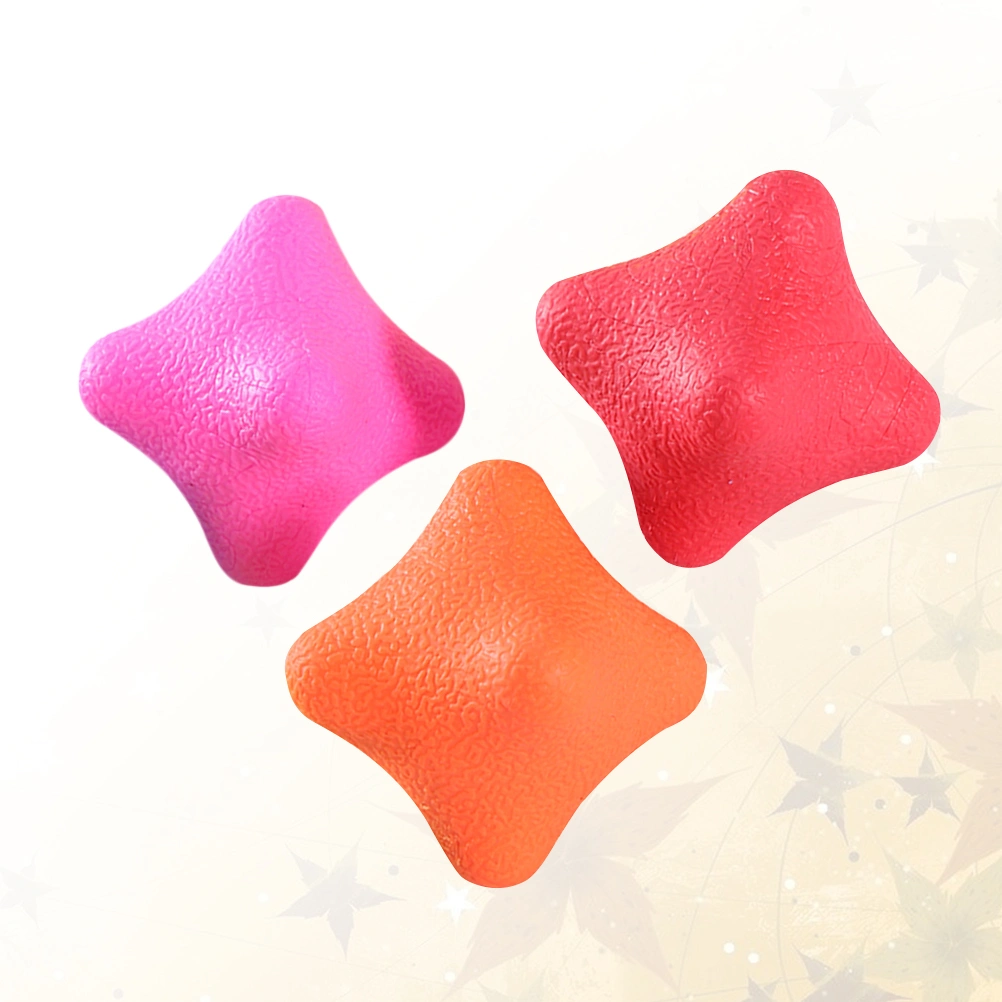 3 PCS Agility Reaction Reflex Ball Bouncing Ball Baseball Tennis Badminton Reaction Training Ball Exercise Fitness Sensitive Ball (Mixed)