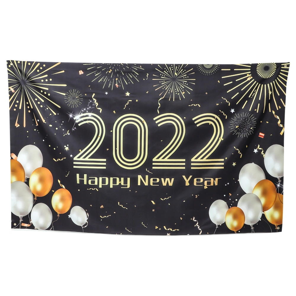 1pc New Year Background Banner New Year Background Cloth New Year Banner