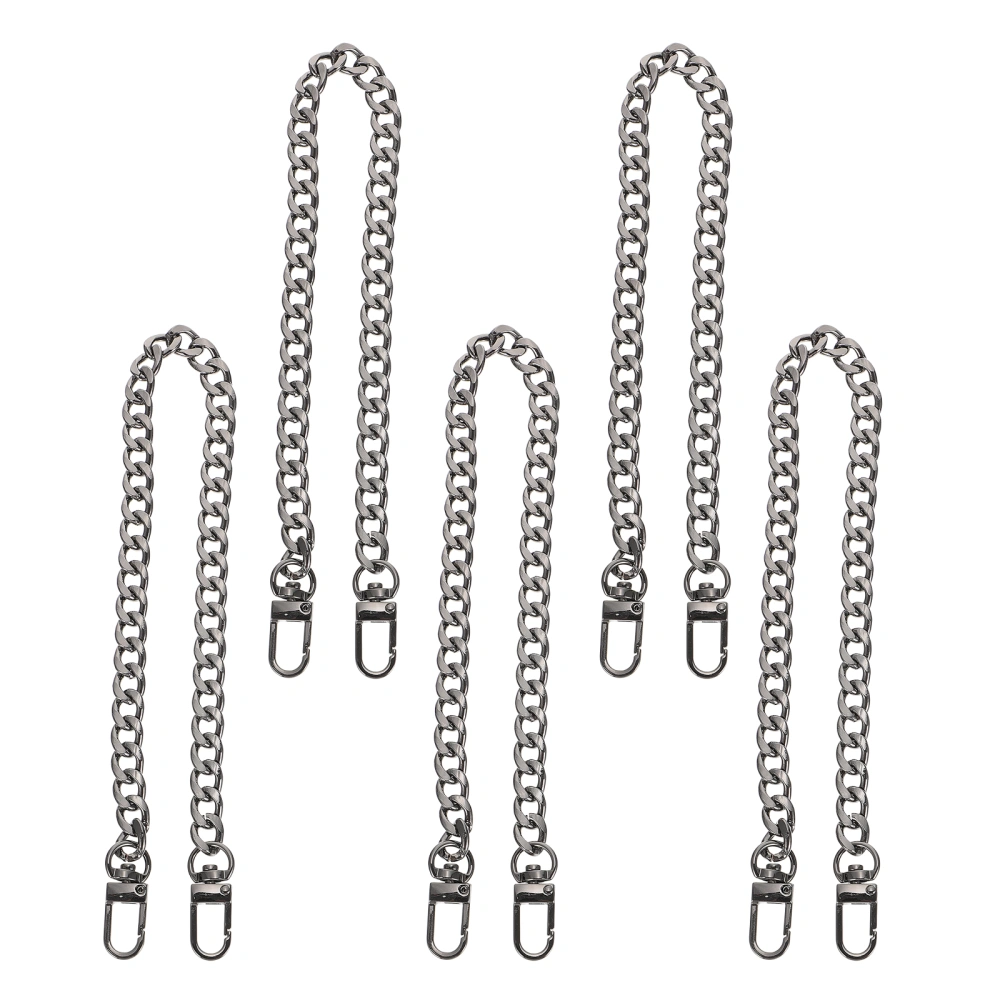 5pcs Practical Replaceable Bag Chain Durable Bag Shoulder Strap Alloy Chain