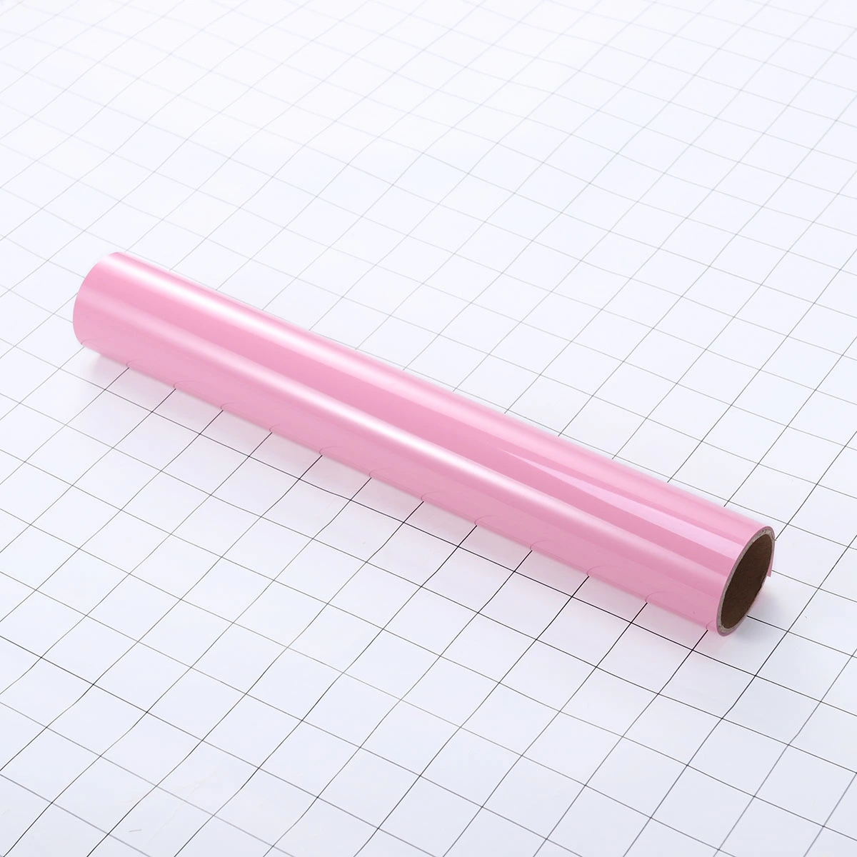 PU Heat Transfer Vinyl Roll Gloss HTV Vinyl Film for T-Shirts Sports Clothing Other Garments and Fabrics (Light Pink)