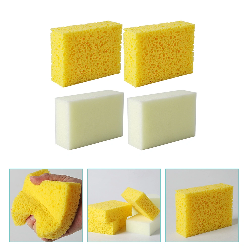 4pcs DIY Pottery Sponges Art Rectangle Sponges Pottery Arts  Sponges Tools