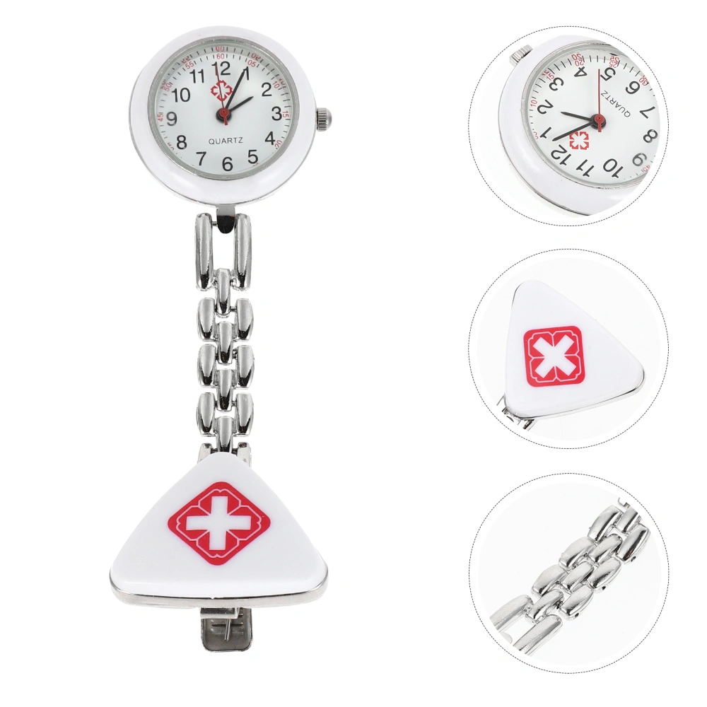 Clip-on Nurse Pocket Watch Stainless Pocket Watch Portable Hanging Watch