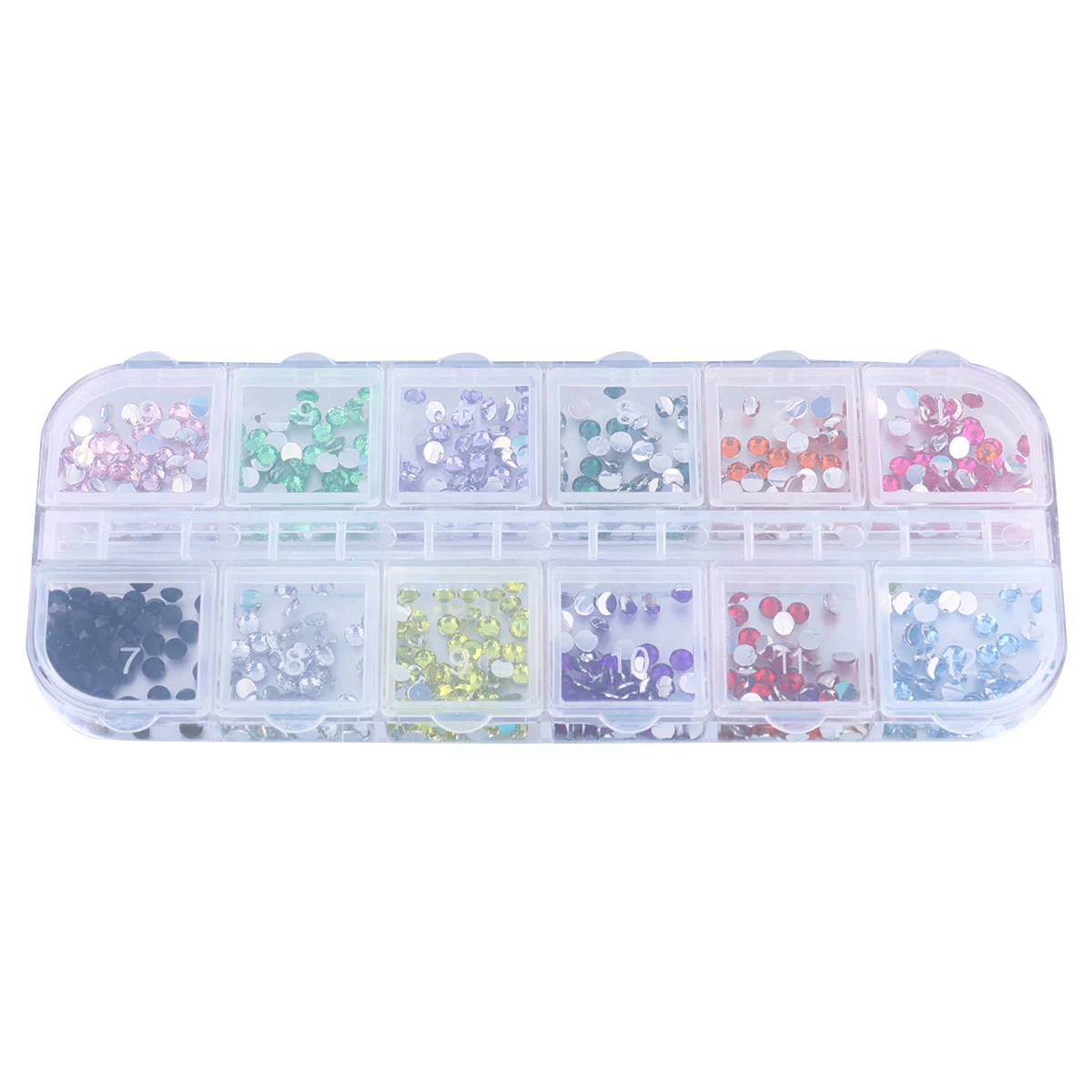 1 Set Nail Art Tools DIY Manicure Kit Nail Rhinestone Applicator Nail Beauty Accessories Blue