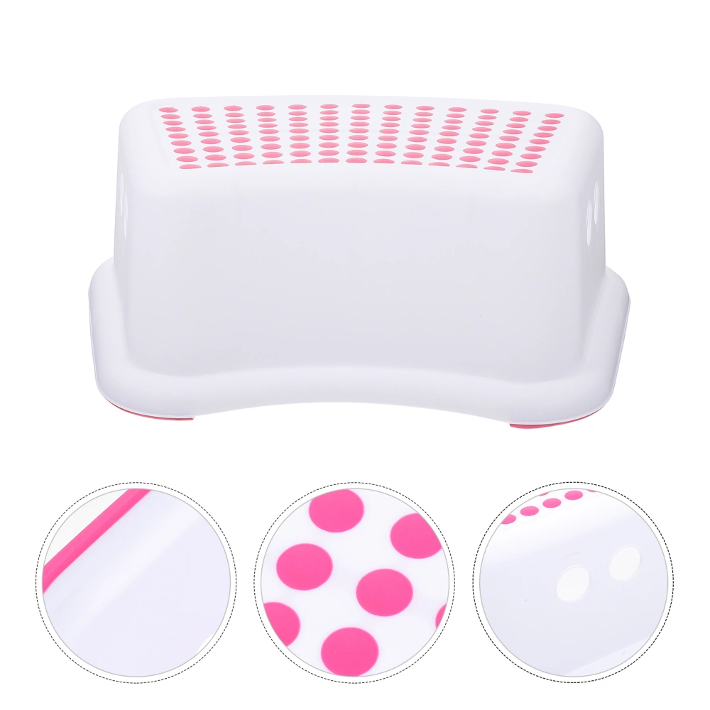 Kids Stool Face Washing Plastic Stool Practical Bathroom Non-slip Footstool