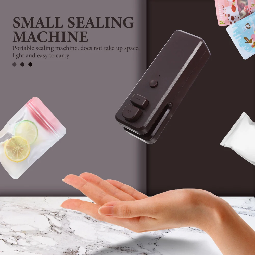 1 Set Rechargeable Mini Sealer Handheld Sealer Chargeable Bag Sealer Portable Bag Sealer