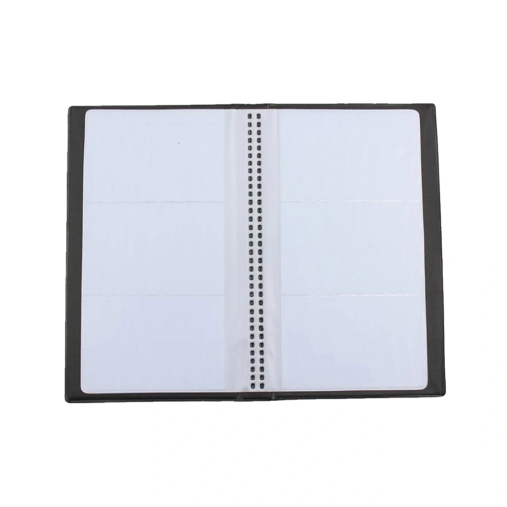 Business Holder Name ID Credit Book Case 120 Slots (Black)