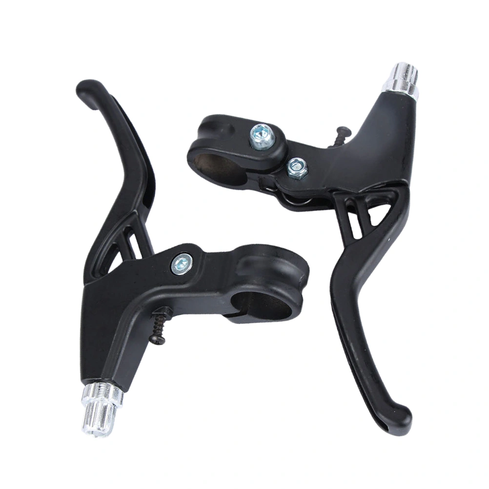1 Pair V-Brake Lever Handlebar Brakes Brake Lever Brake Handle for Mountain Road Bike (Black)