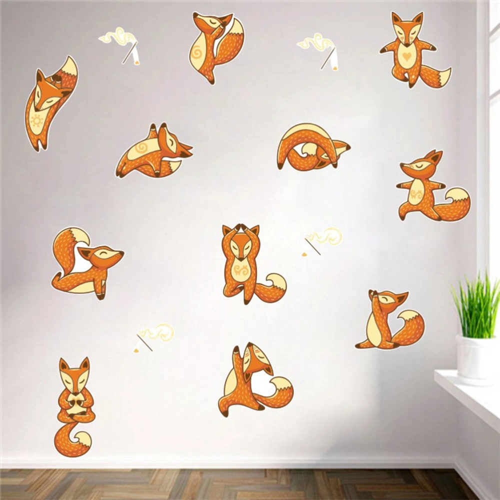 Creative Sticker Cartoon Kids Room Wall Paste Decor Adorable Animal Wall Stickers