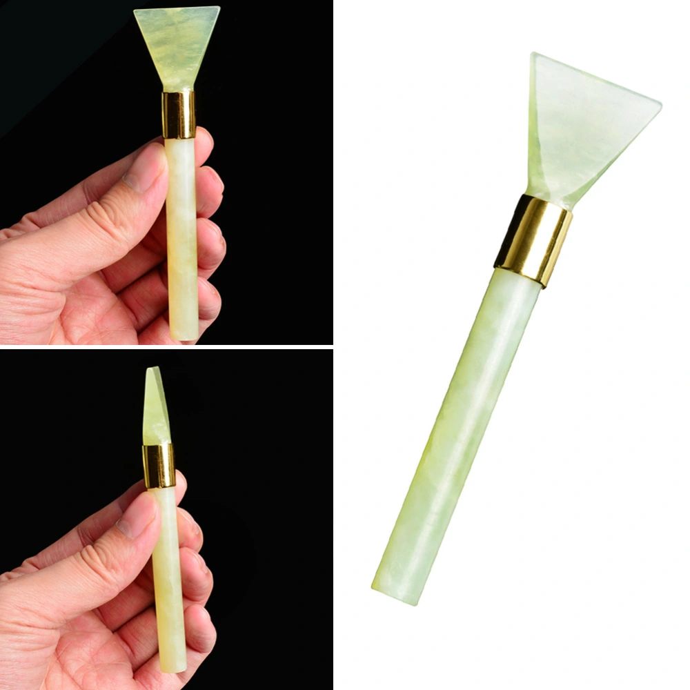 1PC Jade Face Massager Portable Massage Stick Plate Facial Beauty Massage Tool for Women Ladies Girls