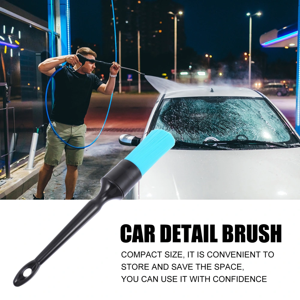 2pcs Auto Detailing Brushes Scratch Free Cleaning Brushes Car Interior Cleaning Tool