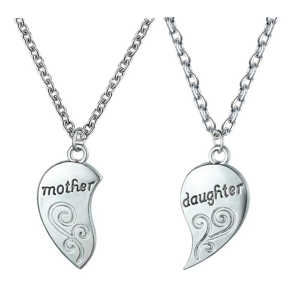 1 Pair Mother Daughter Matching Necklace Fashion Necklace Meaningful Mother's Day Gift