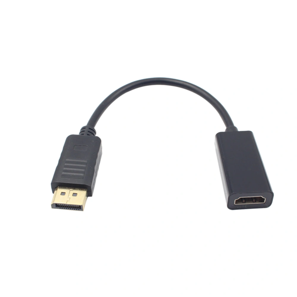 DP to Gold Plated DisplayPort (Thunderbolt Port) to Adapter Cable (Black)