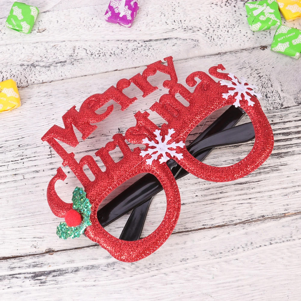 8pcs Christmas Photo Glasses Frame Children Christmas Glasses Novelty Eyeglasses