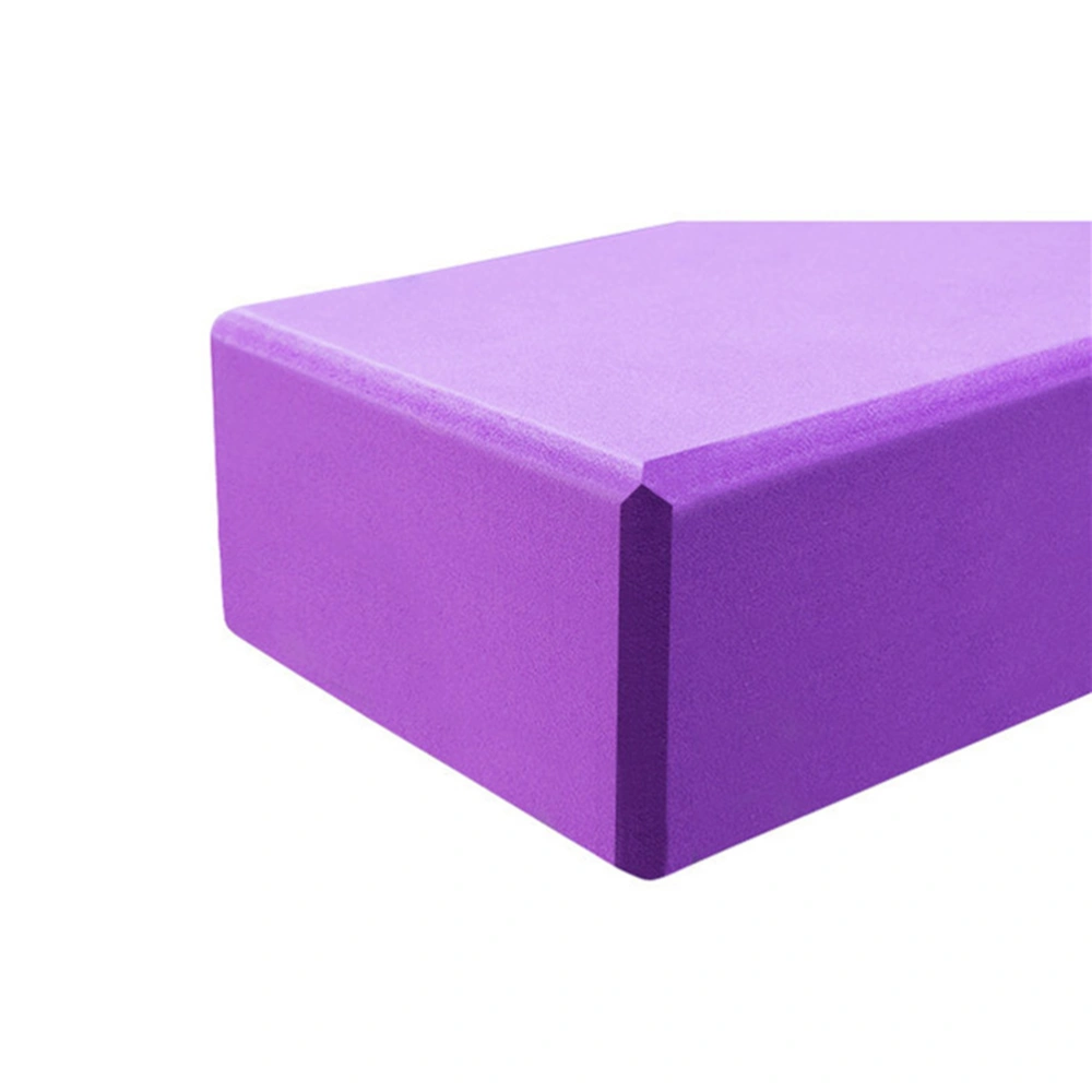 Yoga Pilates Bricks High Density EVA Block Sports Exercise Fitness Gym Workout Stretching Aid (Purple)