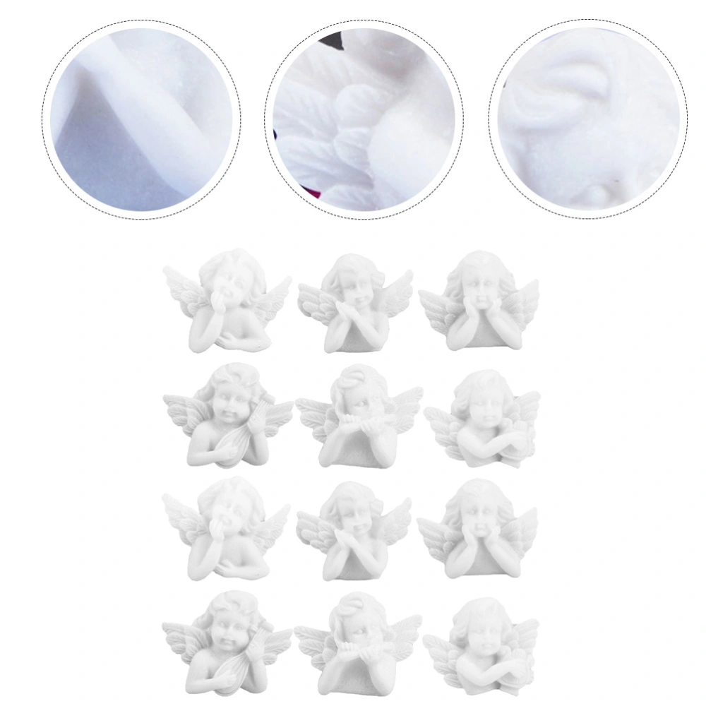 40pcs Little Angel Resin Cream Phone Case Accessories DIY Craft Angel Material