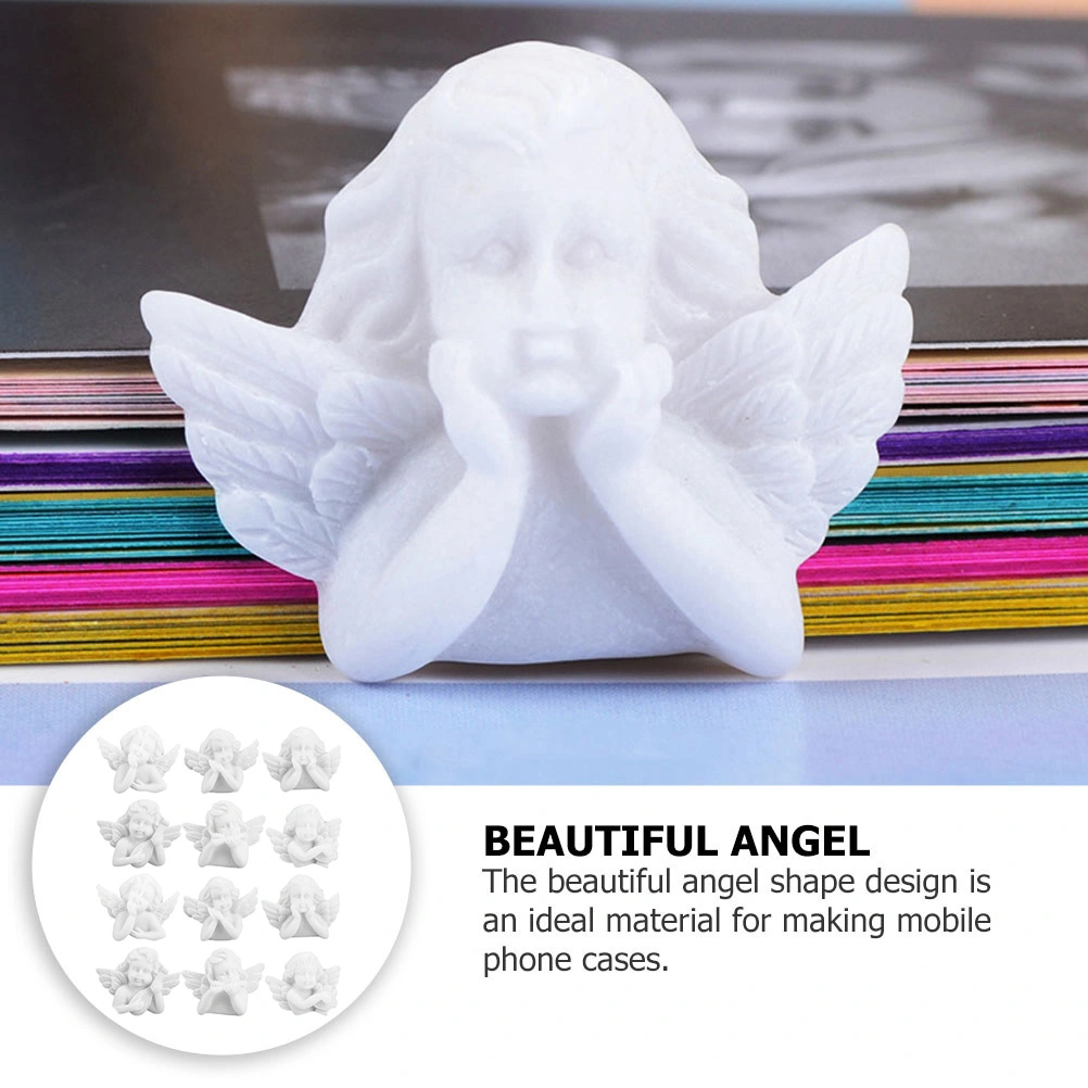 40pcs Little Angel Resin Cream Phone Case Accessories DIY Craft Angel Material